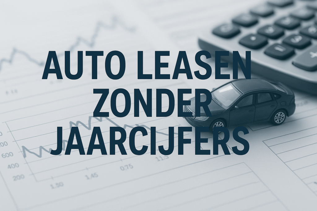 Auto leasen zonder jaarcijfers